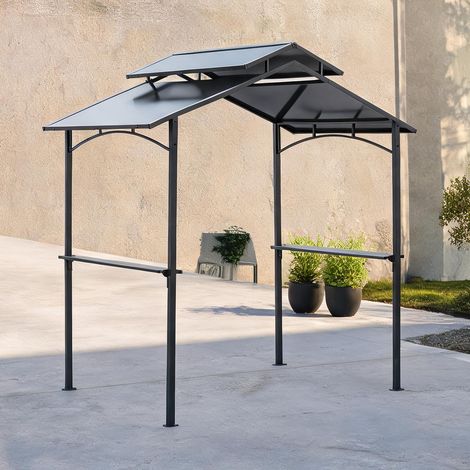 Tonnelle de jardin en acier PC-Platte 240 x 150 x 250 cm (1/5)