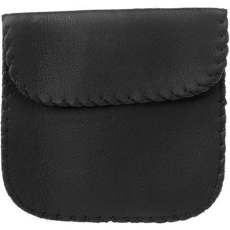 Étui de rangement multifonctionnel en cuir pour casque audio, pochette de rangement à rabat, sac organisateur, sac portable, sac pour accessoires numériques Coi (1/5)