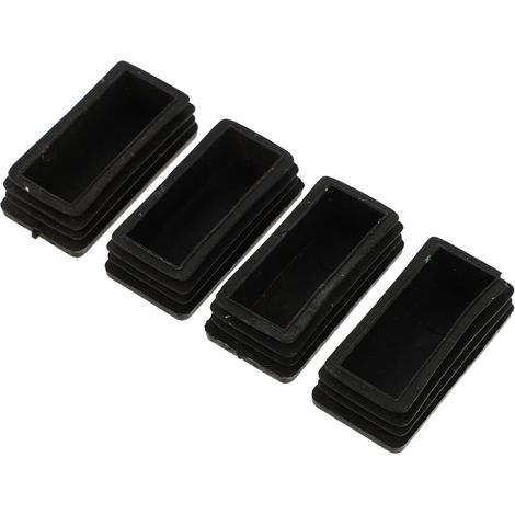 Patins d'Échelle Antidérapants en Caoutchouc Lot de 4 Couvre-Pieds pour Échelle Protections pour Pieds d'Échelle Housses de Protection Installation Facile Accessoires pour Maison (1/5)