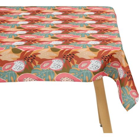 Nappe Antitache Imprimée "Tropical" 140x240cm Multicolore (1/3)