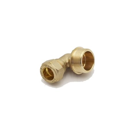 Prima Classic Compression Elbow 15mm x 3/4 Male Brass (1/2)