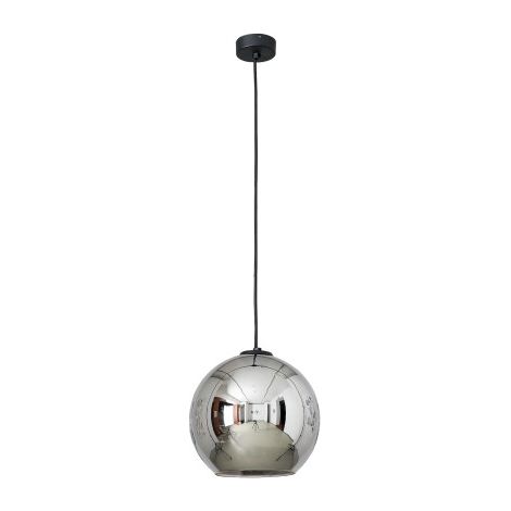 Suspension Nowodvorski POLARIS noire chrome verre Ø25