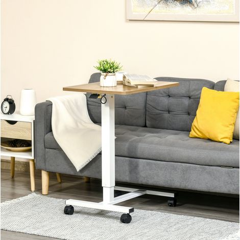 Schreibtisch mobil höhenverstellbar 65x48 cm OKMYHOME (1/4)