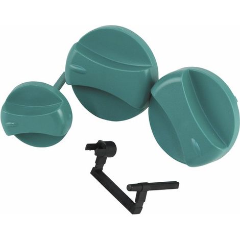 Manopola verde (kit 3 pezzi)