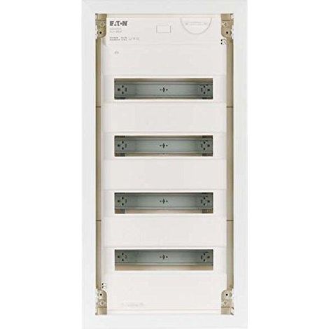 Eaton Distribuidor empotrado de 4 filas blanco diseño ultra plano