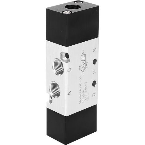 Robuste Distributeur d'Air Pneumatique 2 Positions 5 Voies 4A120-06 Entrée/Sortie/Échappement PT1/8in (1/5)