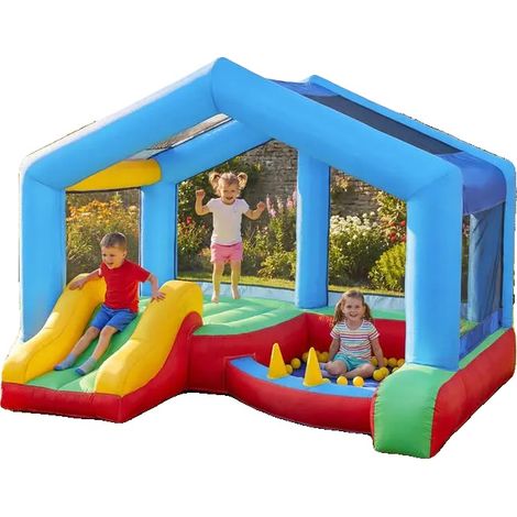 Aufblasbares Hüpfhaus, langlebiges PVC, 3,66 m x 3,05 m x 2,44 m, für Innen- und Außenbereich, 272 kg Tragfähigkeit, ab 8 Jahren (1/5)