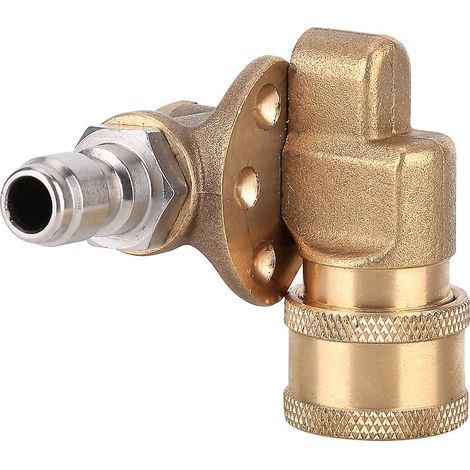 Nettoyeur haute pression à connexion rapide avec buse réglable sur 5 positions et connecteur à connexion rapide de 1/4 de pouce (1/4)
