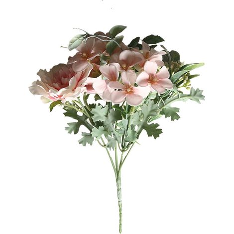 Fleur Artificielle - Camélia - Tige Incluse - Décoration Intérieure Maison Bureau Mariage - 26,5 cm - 1 Pièce (1/5)