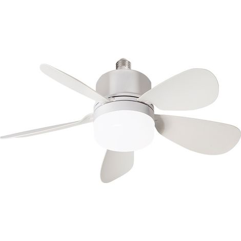 Irovami Plafonnier avec télécommande et douille E26/E27, 1000 lumens, intensité variable, compatible avec les ventilateurs de plafond à visser. Idéal pour chambre, cuisine et salon. (1/5)