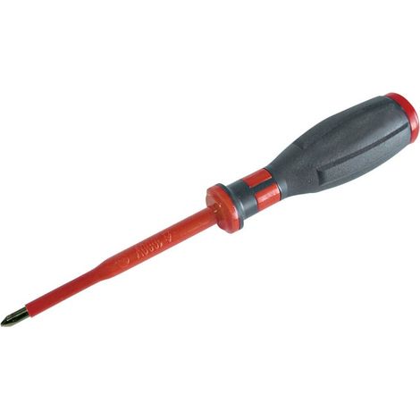 Tournevis mega ph0x100mm isolé 1000V poignée souple