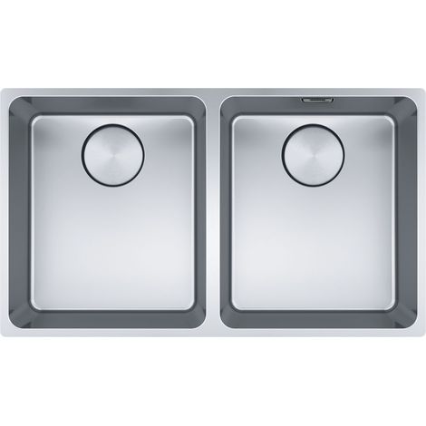 Cuve Mythos Inox MYX 120-34-34 - 745 x 440 x 200 mm - sous-meuble 80 cm - vidage manuel - Franke (1/5)