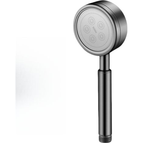 Pommeau Douche Haute Pression en Acier Inoxydable 304,Avec support,Douchette Douche Salle Installation Facile - Gris (1/3)