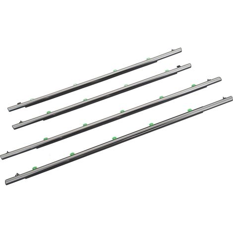 Lot de 4 Joints de Portière Extérieurs 72410 SWA A01 pour Honda CR-V 2007-2011, Garnitures de Fenêtre en Caoutchouc, Moulures de Protection Auto (1/5)