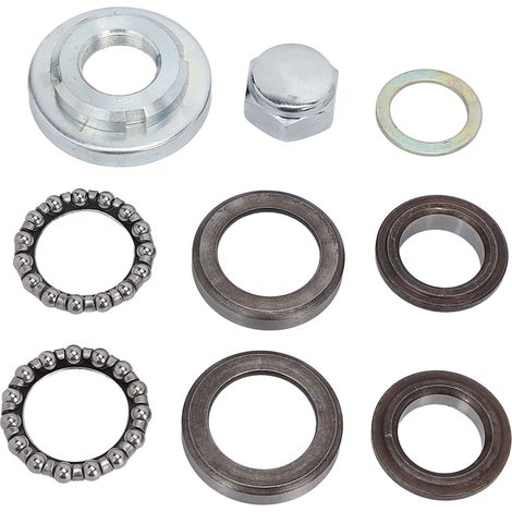 Lenkkopflagersatz für Motorräder, 9-teiliges Pleuellager-Set aus Aluminiumlegierung als Ersatz für CRF50 Z50 Z50R. (1/4)