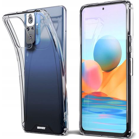 Intelligente magnetische Hülle für Xiaomi Redmi Note 10 + Glas 9H (1/2)