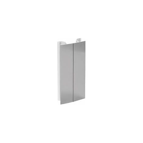 Angolo flessibile in alluminio Emuca 150 mm per battiscopa