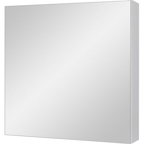 Badezimmer Spiegelschrank 60cm in weiß LIONI-147 (1/3)