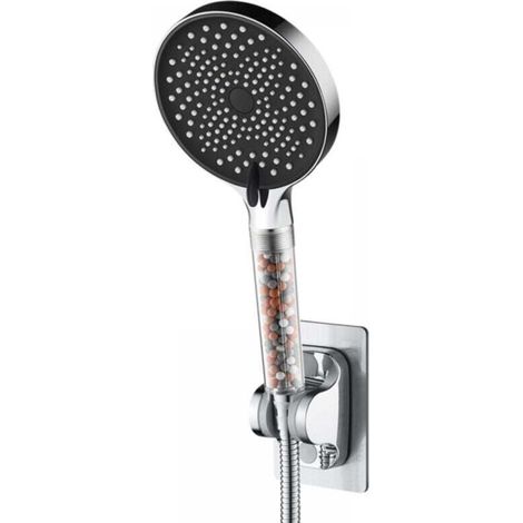 High Pressure Handheld Shower Head 3 Functions ABS White For Bathroom (1/4)