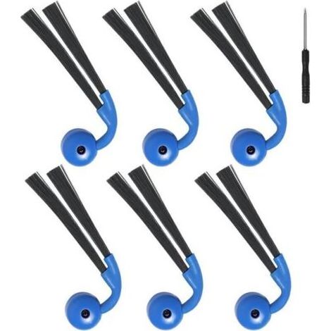 6 Pièces Brosses latérales rechange pour Ecovacs Deebot X9 Pro Omni, X11 Pro Omni, X11, X11 Pro, X11 Omni Cyclone, X11 Familie aspirateur robot Accessoires (1/4)