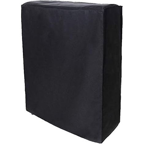 S-giant Housse de Meuble, Housse de lit Pliante Noire Housse de lit Portable Housse de Protection Anti-poussière pour intérieur extérieur(210D 85 X 33 X 107cm) (1/5)