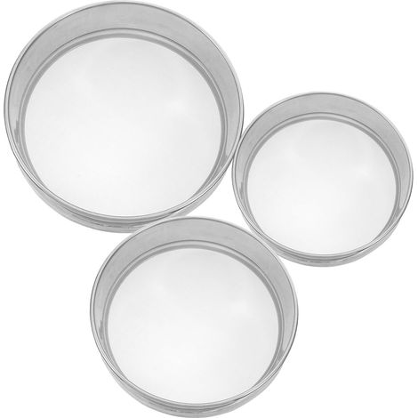 3pièces Tamis Métallique Rond Pour Jardinage Et Poterie Avec Filtration Précise Pour Séparation Des Impuretés Du Sol (1/5)