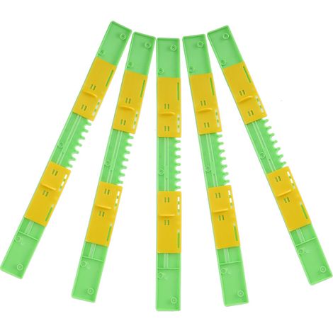 Set mit 5 ausbruchsicheren Bienenstockeingängen – Kunststoff – 45 cm – Imkerzubehör