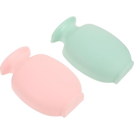 Vase mural en silicone lot de 2 pour fleurs et plantes, mini, installation facile, couleur aléatoire (1/5)