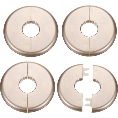 4pcs Cache Tuyau Cache Tuyau WC Rosace Tuyau 22.5mm/0.9" Or (1/5)