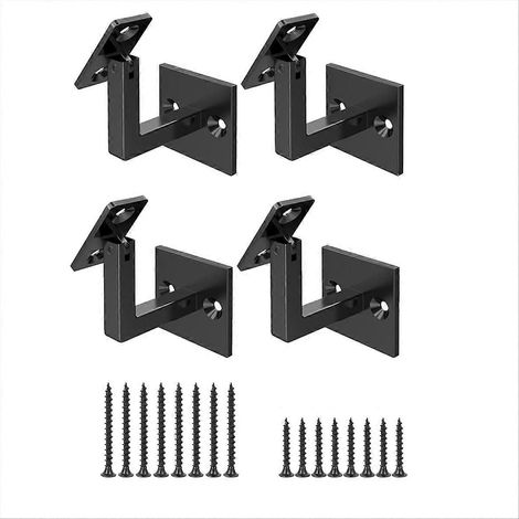 Set mit 4 verstellbaren Handlaufhalterungen, Treppengeländerhalterungen (1/5)