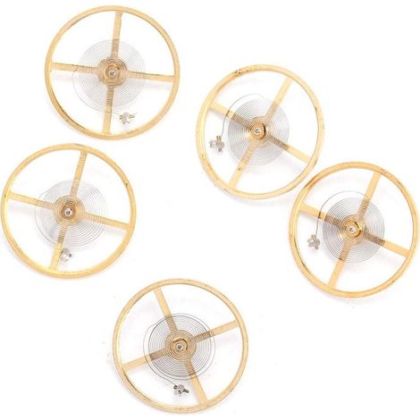 5 pièces de réparation de montre accessoire de remplacement de roue d'équilibrage pour mouvement de montre 8205 (1/5)