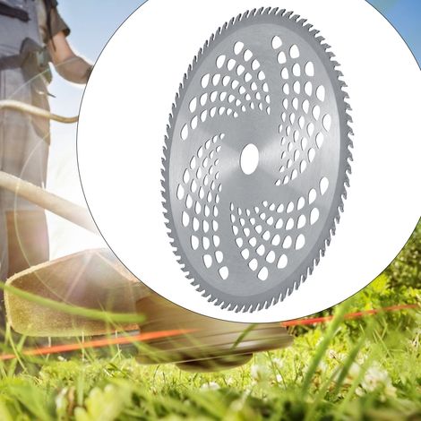 Accessoires pour tondeuse à gazon 80T : lames en alliage, lames de scie circulaire, lames de scie perforées φ255 mm (1/4)