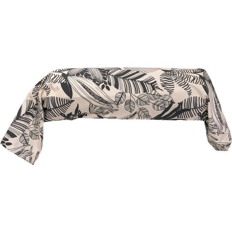 Taie de traversin percale de coton ALBA 200x43 cm (1/5)