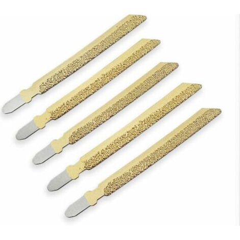 Ensemble de 5 lames diamantées pour scie pendulaire dorée de 4 pouces (1/5)