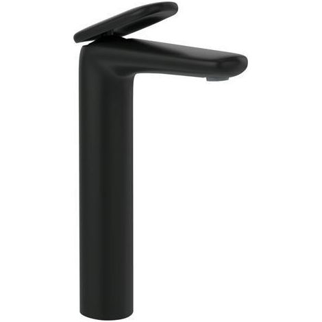 villeroy boch Villeroy & Boch Antao Miscelatore monocomando lavabo alto, 49,75x184x286mm, TVW111005000, Con piletta di scarico Push-Open, Matt Black, TVW111005000K5