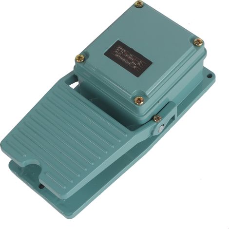 Pédale de commande momentanée antidérapante en aluminium TFS‑402, interrupteur au pied AC 250V 3A 1NO 1NC (1/5)