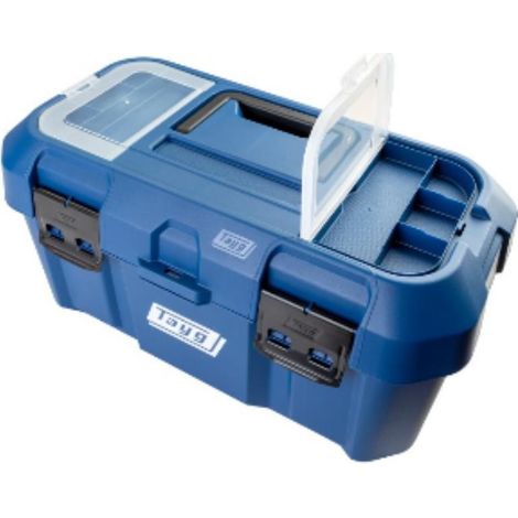 FPLUS caja herramientas nº46 azul tayg , Material: Polipropileno (PP) de alta calidad
Dimensiones Exteriores: 499 x 279 x 254 mm
Peso: Soporta 16kg internos
Capacidad: Aproximadame