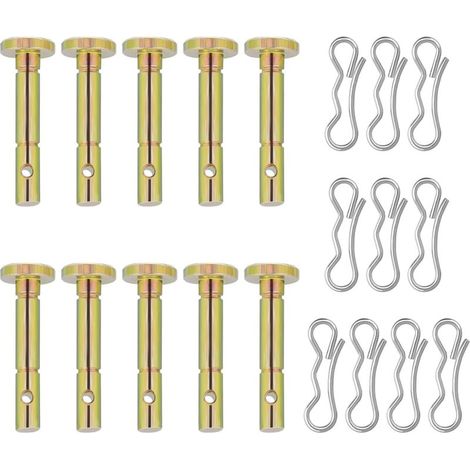 Lot de 20 goupilles et goupilles compatibles avec MTD 714-040 738-04124 Cub Cadet Snow Throwers (1/4)