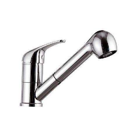 MISCELATORE MONOC. LAVELLO DOCCIA ESTRAIBILE LINEA ASTRO 2 Cromo