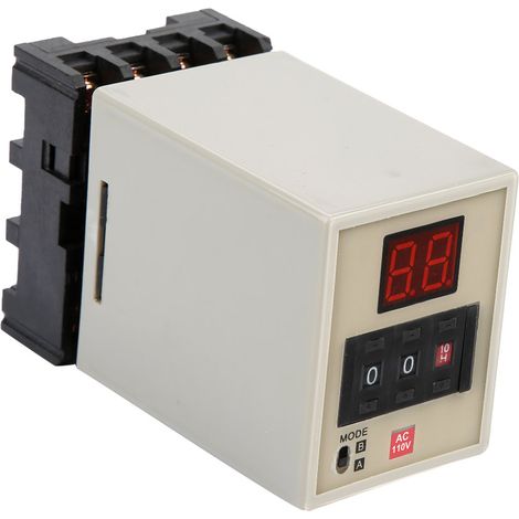 AH3-DM Dual-Mode-Verzögerungs-Timer-Relais 0,01S-99H LED-Anzeige (AC 110V) (1/5)