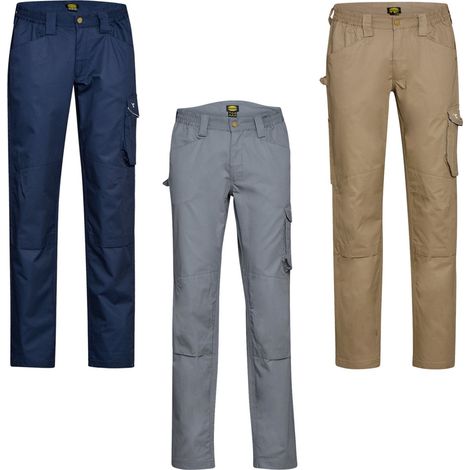 Pantaloni da lavoro Diadora ROCK LIGHT COTTON Grigio acciaio XXL (1/5)