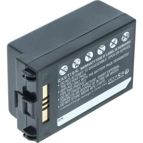 vhbw batteria sostituisce Symbol BTRY-MC70EAB00, BTRY-MC70EAB02, HBM-SYM70LX per lettore di codici a barre, POS (3800mAh, 3,7V, Li-Ion)
