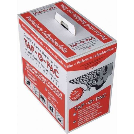 Lot de 1 Distributeur de film bulle d'air 30cm x 50m