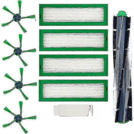 Ersatz-Rotationsbürste, Seitenbürsten und HEPA-Filter für den Vorwerk Kobold VR200 VR300 Saugroboter
