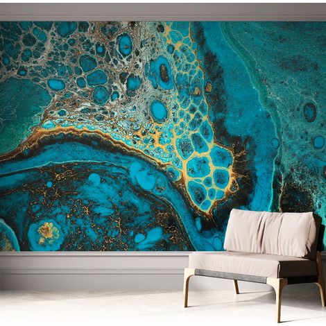 Papier peint autocollant avec imprimé pour décoration intérieure pour rénovation a motif Structure abstraite 312x219 cm (1/5)