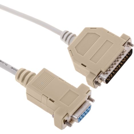 BeMatik - Cable Serie TPV 1m (DB25M-DB9H)