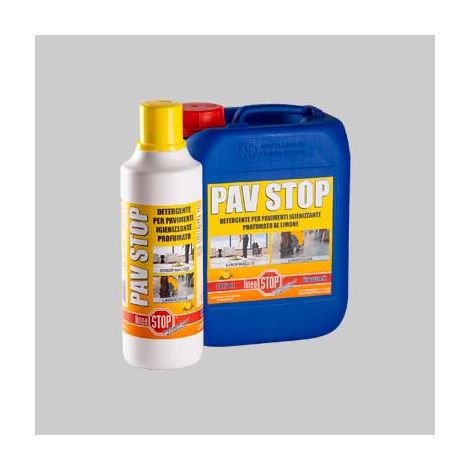 Detergente profumato per pavimenti pav stop 1 lt