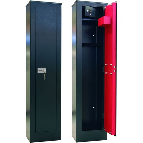 Armadio Portafucili con Tesoretto – 8 Posti, 430x300x1450 mm, Peso 42 kg
