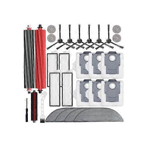 Kit d'accessoires compatible avec l'aspirateur robot S8 MaxV Ultra : brosse principale, brosse rotative, lingettes de nettoyage. (1/5)