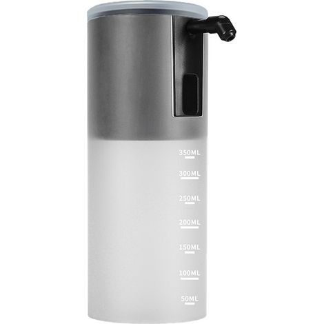 Distributeur de savon vertical automatique à induction 350 ml pour la maison, les centres commerciaux et les hôtels - Machine à gel hydroalcoolique tactile et intelligente - Noir (1/2)